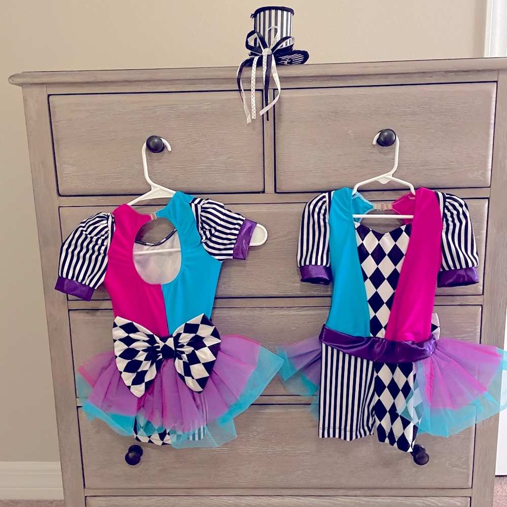 Dance/competition costumes.